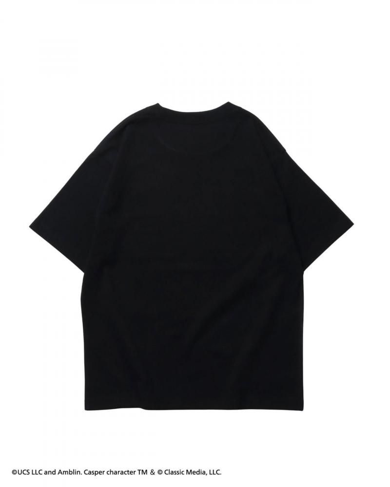 Casper キャスパー フォトプリント Tシャツ BLACK