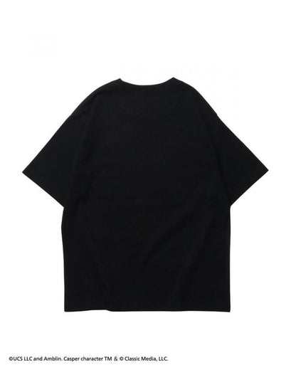 Casper キャスパー フォトプリント Tシャツ BLACK