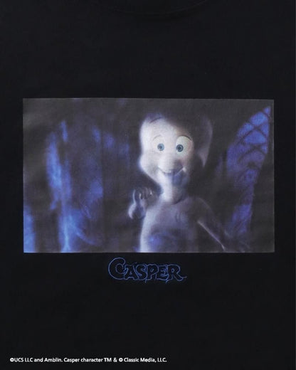 Casper キャスパー フォトプリント Tシャツ BLACK