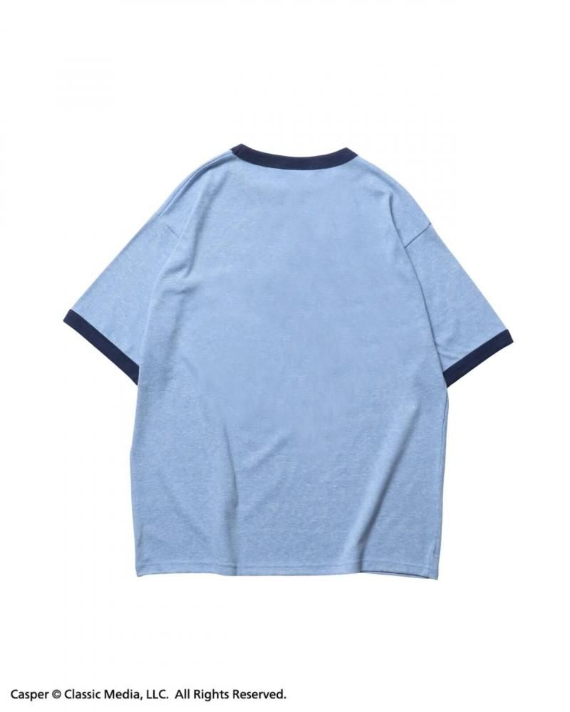 Casper キャスパー リンガー Tシャツ BLUE