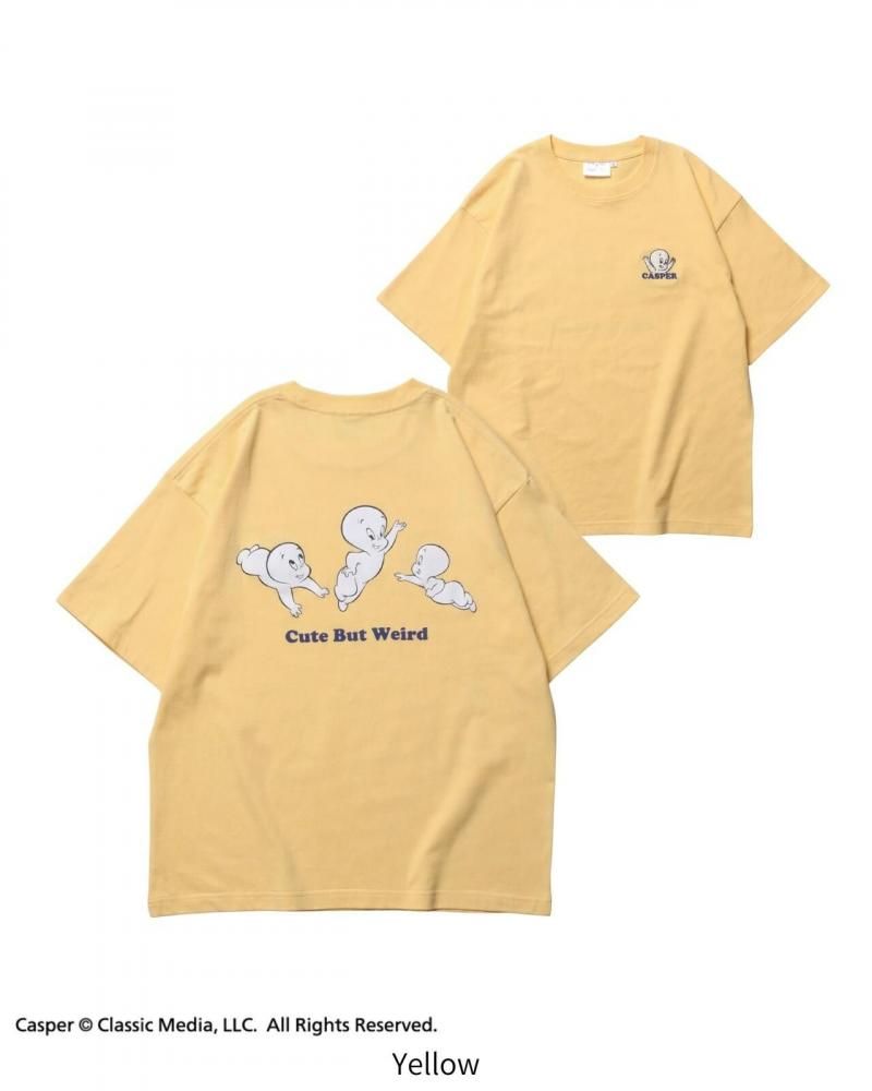 Casper キャスパー OVER Tシャツ YELLOW