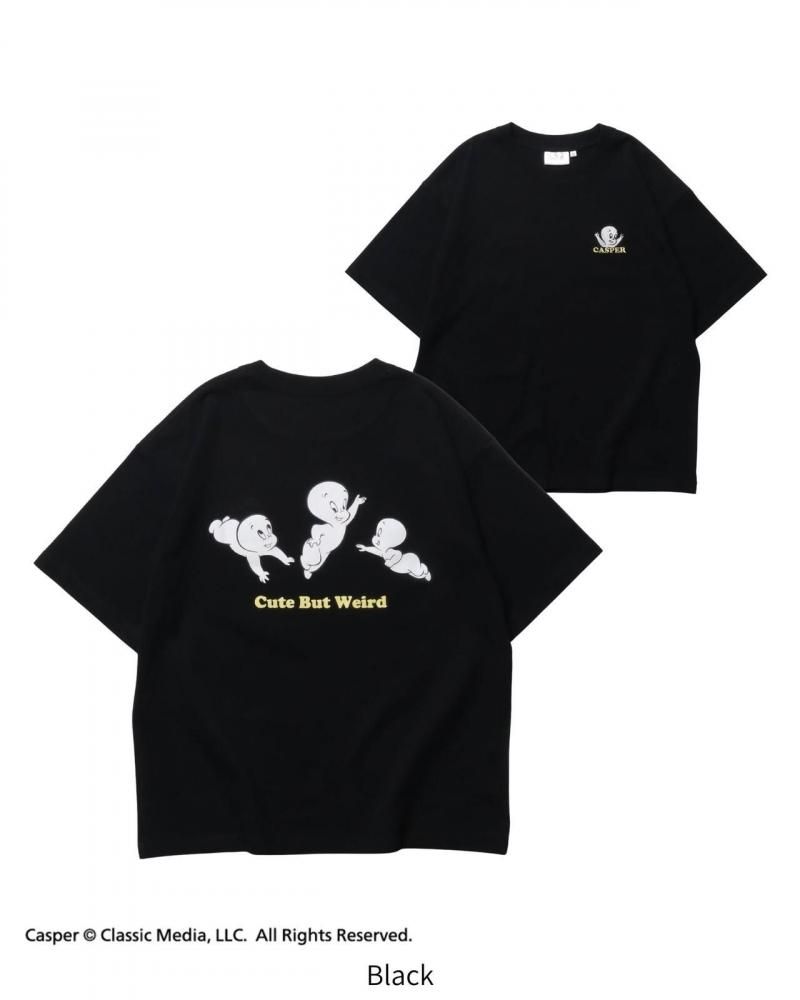 Casper キャスパー OVER Tシャツ BLACK