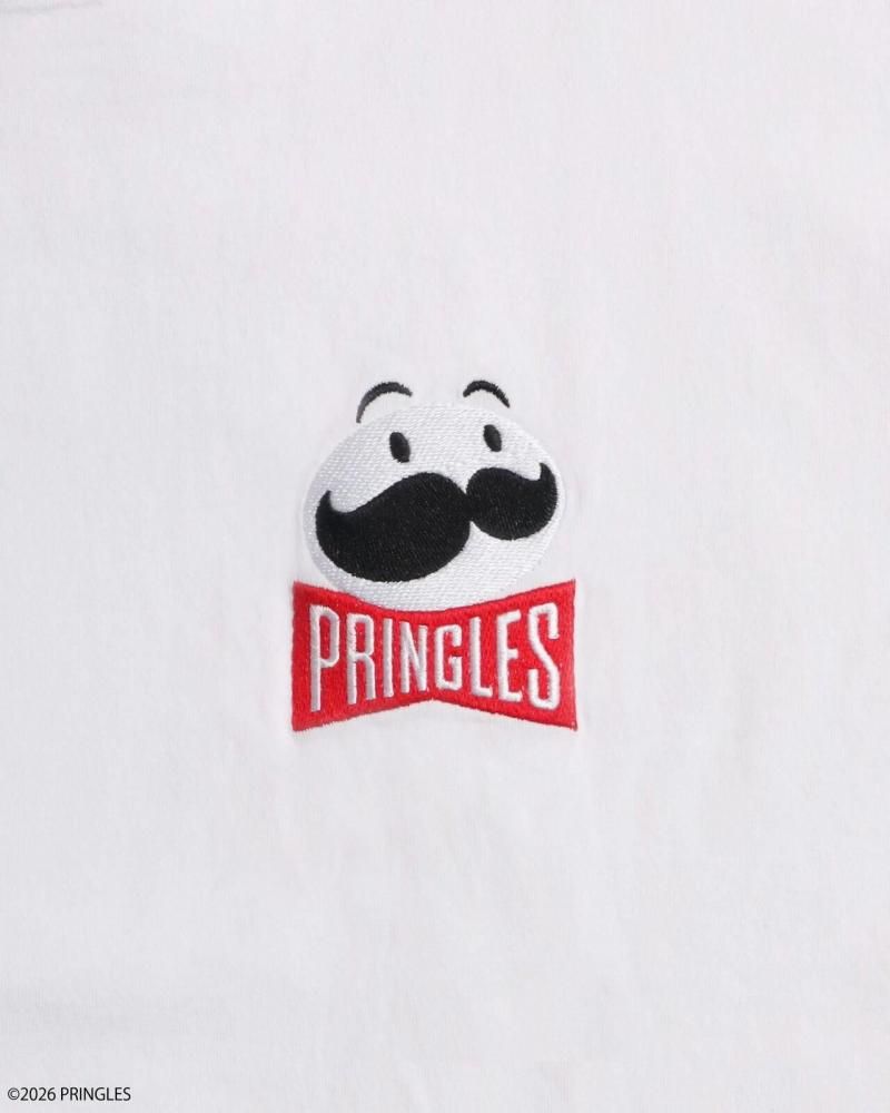 PRINGLES プリングルズ ゲーム柄 Tシャツ WHITE