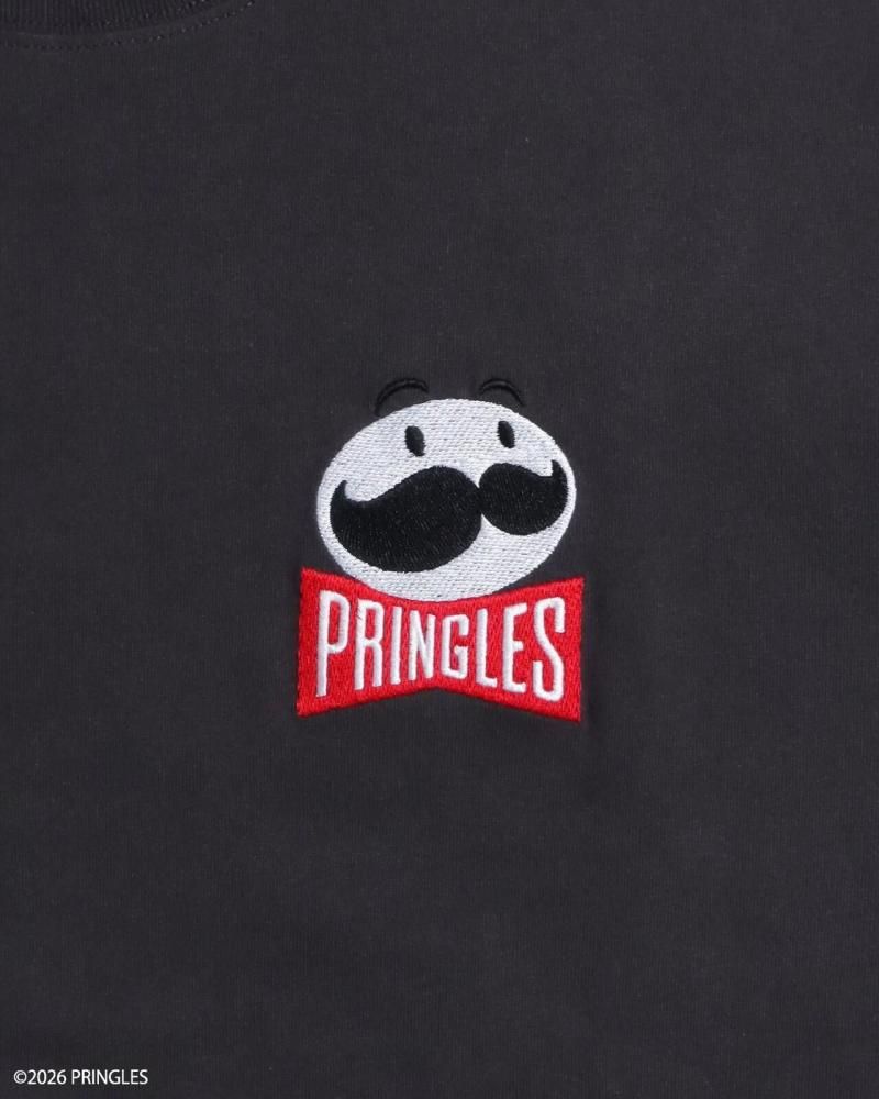 PRINGLES プリングルズ ゲーム柄 Tシャツ CHARCOAL