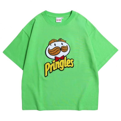 PRINGLES プリングルズ 2009ロゴ Tシャツ GREEN