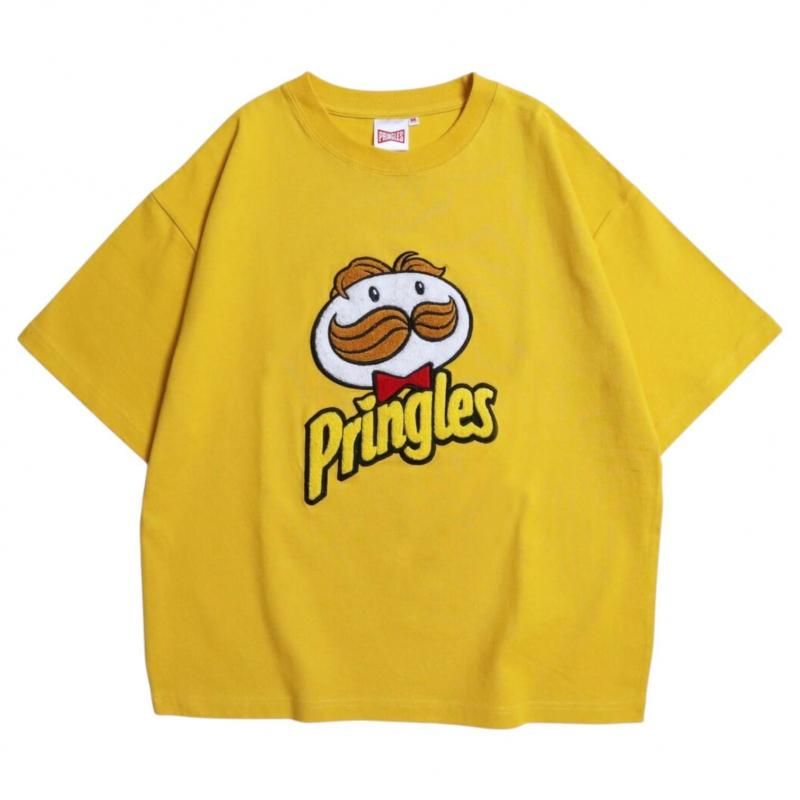 PRINGLES プリングルズ 2009ロゴ Tシャツ YELLOW