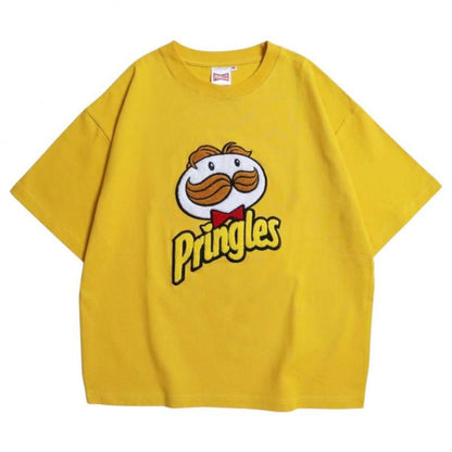 PRINGLES プリングルズ 2009ロゴ Tシャツ YELLOW