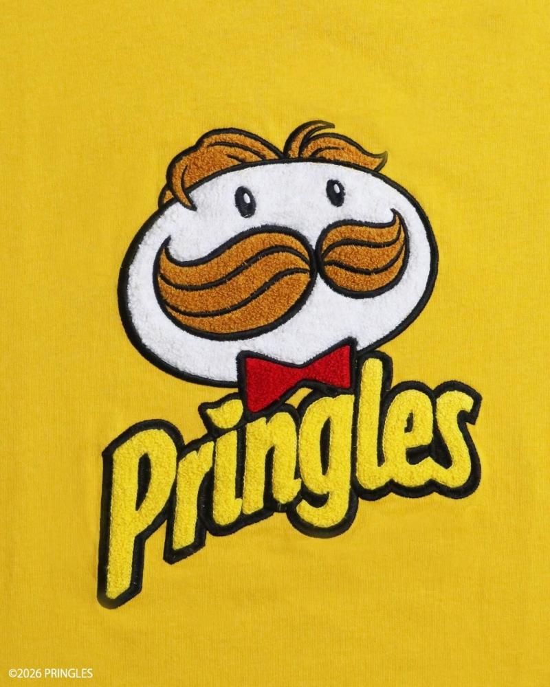 PRINGLES プリングルズ 2009ロゴ Tシャツ YELLOW