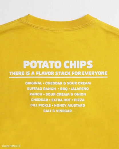 PRINGLES プリングルズ 2009ロゴ Tシャツ YELLOW