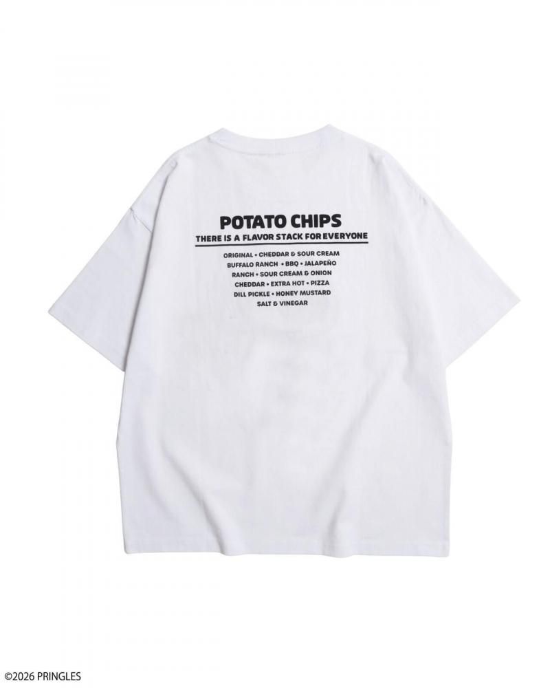 PRINGLES プリングルズ 2009ロゴ Tシャツ WHITE