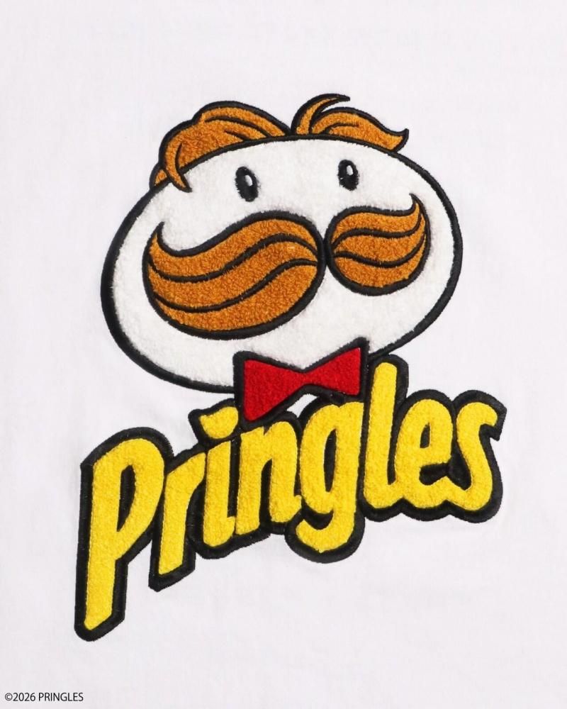 PRINGLES プリングルズ 2009ロゴ Tシャツ WHITE