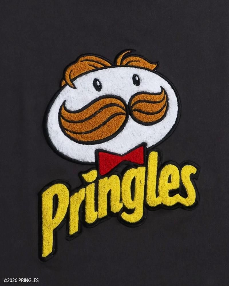 PRINGLES プリングルズ 2009ロゴ Tシャツ CHARCOAL