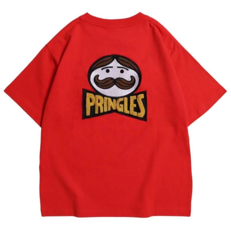 PRINGLES プリングルズ 1994ロゴ Tシャツ RED