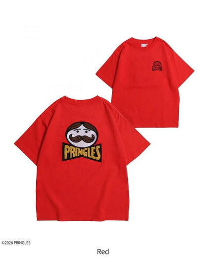 PRINGLES プリングルズ 1994ロゴ Tシャツ RED