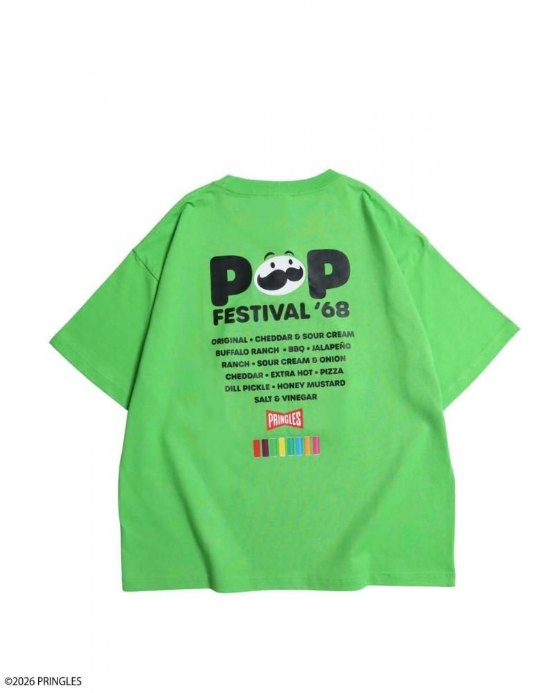 PRINGLES プリングルズ サガラ刺繍 Tシャツ GREEN