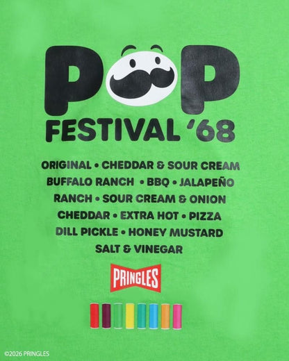 PRINGLES プリングルズ サガラ刺繍 Tシャツ GREEN