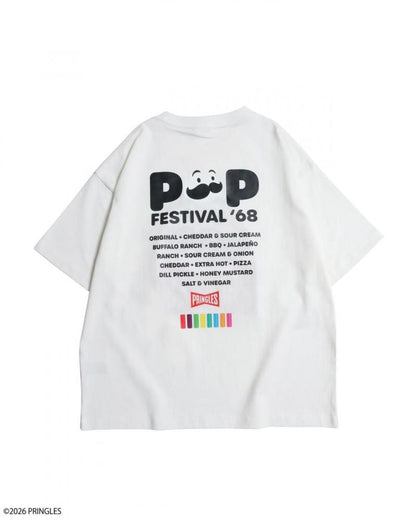 PRINGLES プリングルズ サガラ刺繍 Tシャツ WHITE
