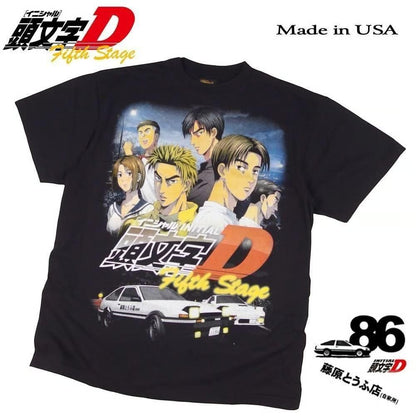 頭文字D アニメ Tシャツ USA 357