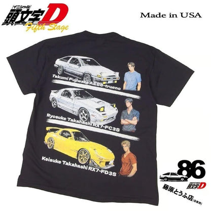 頭文字D アニメ Tシャツ USA 357