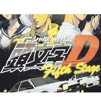 頭文字D アニメ Tシャツ USA 357