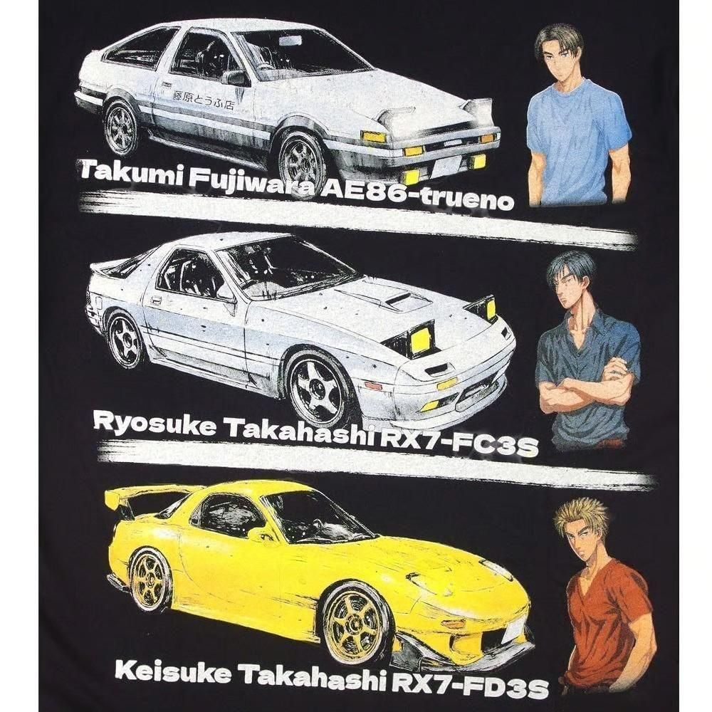 頭文字D アニメ Tシャツ USA 357