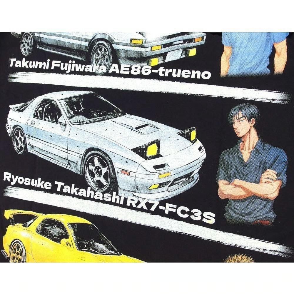 頭文字D アニメ Tシャツ USA 357