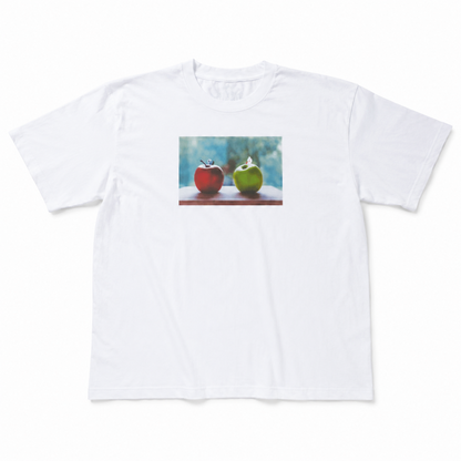 パペットスンスン PUPPET SUNSUN キャラクター BIG Tシャツ リンゴ WHITE PS-8129