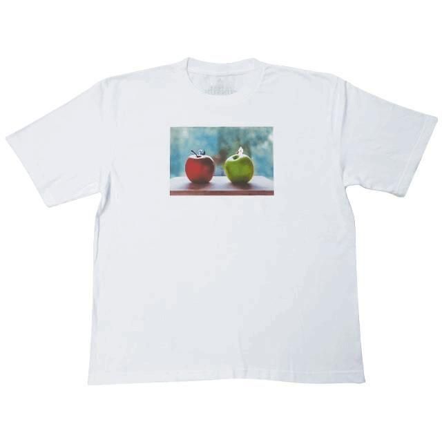 パペットスンスン PUPPET SUNSUN キャラクター BIG Tシャツ リンゴ WHITE PS-8129
