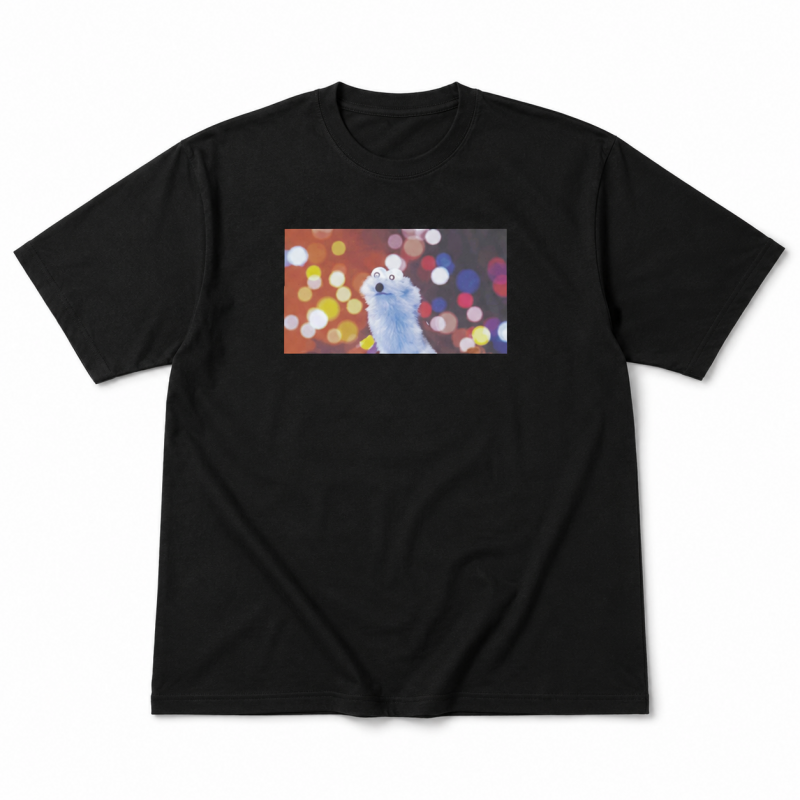 パペットスンスン PUPPET SUNSUN キャラクター BIG Tシャツ ライト BLACK PS-8131