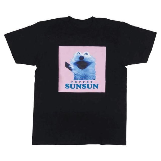 パペットスンスン PUPPET SUNSUN キャラクター Tシャツ にこにこ BLACK PS-8624