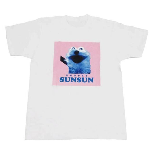 パペットスンスン PUPPET SUNSUN キャラクター Tシャツ にこにこ WHITE PS-8623