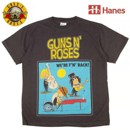 Guns N' Roses ガンズアンドローゼス Tシャツ Hanes製 PEANUTS 並行輸入品 266
