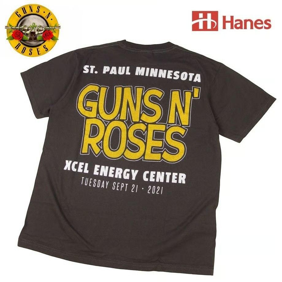 Guns N' Roses ガンズアンドローゼス Tシャツ Hanes製 PEANUTS 並行輸入品 266