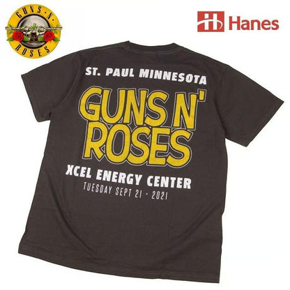 Guns N' Roses ガンズアンドローゼス Tシャツ Hanes製 PEANUTS 並行輸入品 266