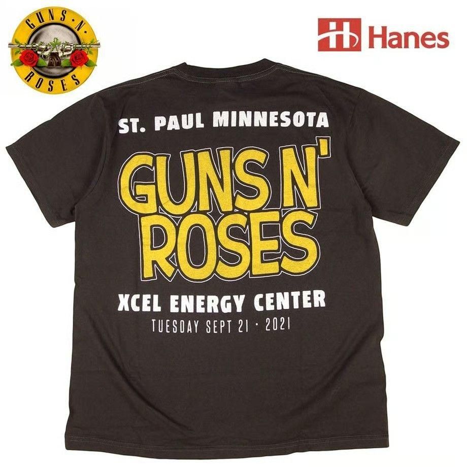 Guns N' Roses ガンズアンドローゼス Tシャツ Hanes製 PEANUTS 並行輸入品 266