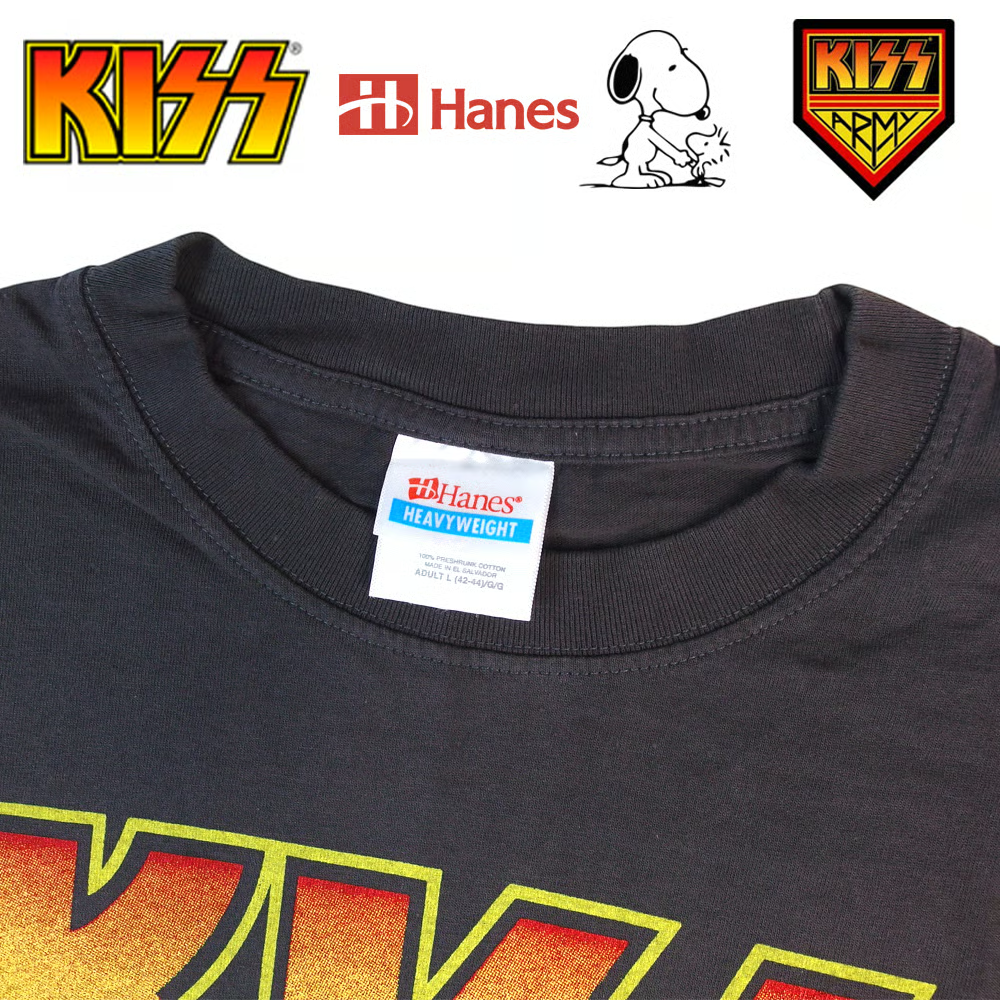 KISS Tシャツ Hanes製 PEANUTS 並行輸入品 414