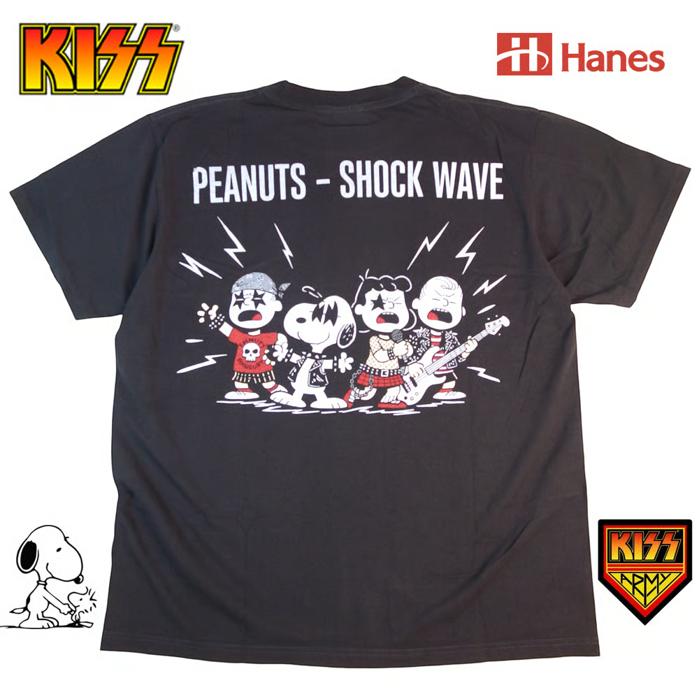 KISS Tシャツ Hanes製 PEANUTS 並行輸入品 414