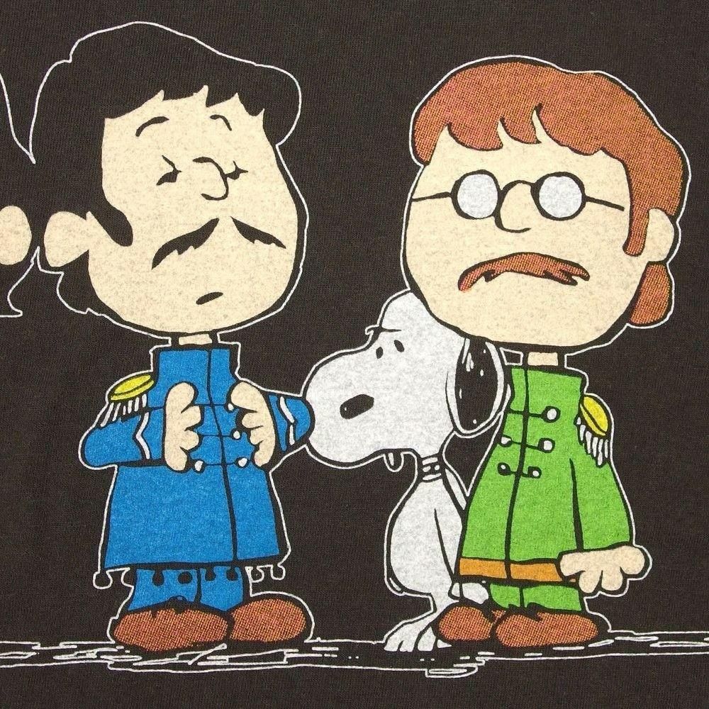 The Beatles ザ ビートルズ Tシャツ Hanes製 PEANUTS 並行輸入品 290