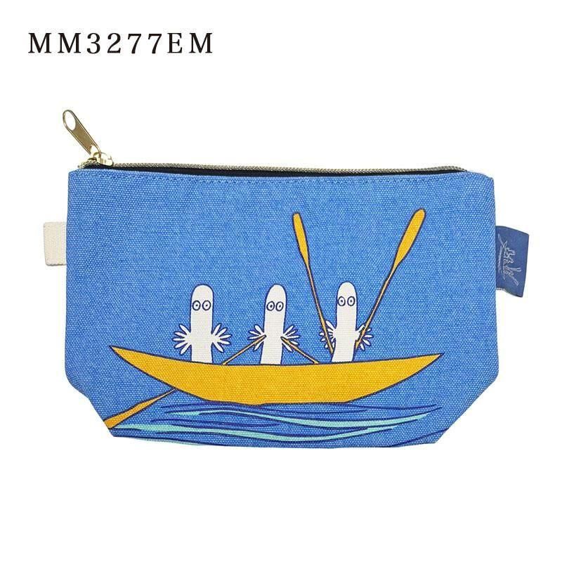 グッディポーチ ムーミン ニョロニョロ ブルー MM3277EM