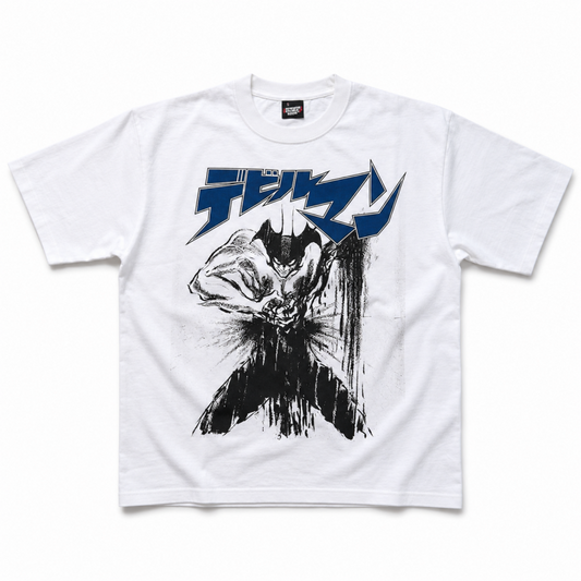 SCREEN STARS BEST デビルマン プリント Tシャツ WHITE