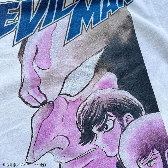 SCREEN STARS BEST デビルマン プリント Tシャツ WHITE