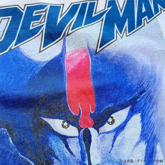 SCREEN STARS BEST デビルマン アップ プリント Tシャツ WHITE
