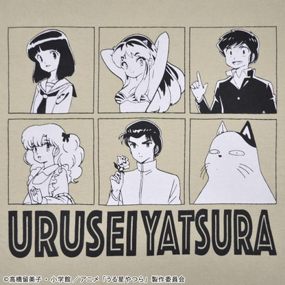 うる星やつら 長袖Tシャツ レディース ロンT ラムちゃん GRAY BEIGE