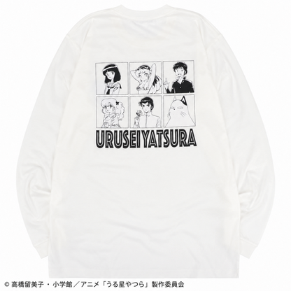 うる星やつら 長袖Tシャツ レディース ロンT ラムちゃん WHITE