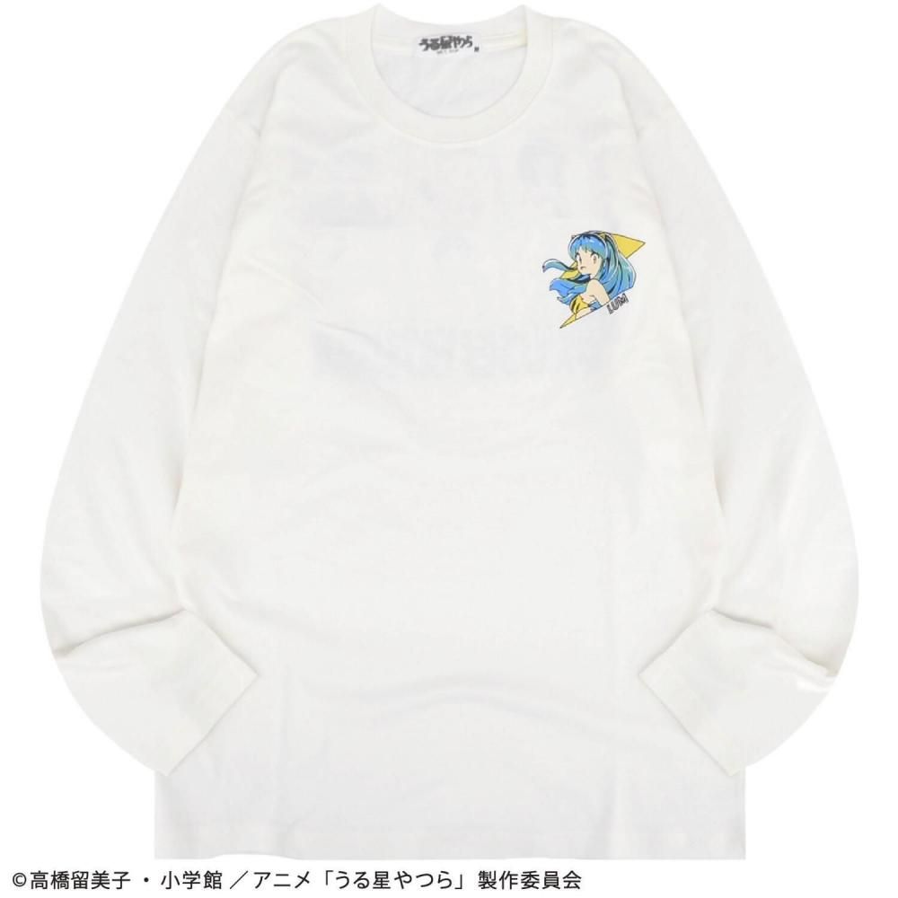 うる星やつら 長袖Tシャツ レディース ロンT ラムちゃん WHITE