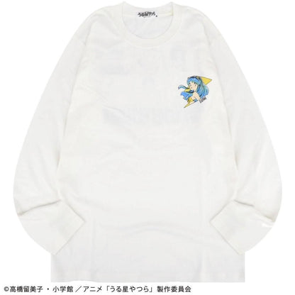 うる星やつら 長袖Tシャツ レディース ロンT ラムちゃん WHITE