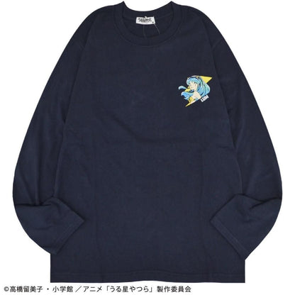 うる星やつら 長袖Tシャツ レディース ロンT ラムちゃん NAVY