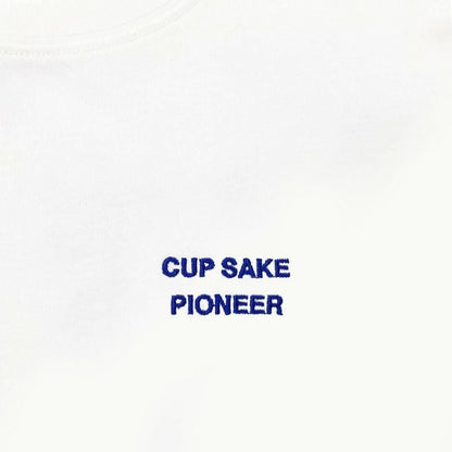 まちかど画廊 大関 ワンカップ Tシャツ WHITE