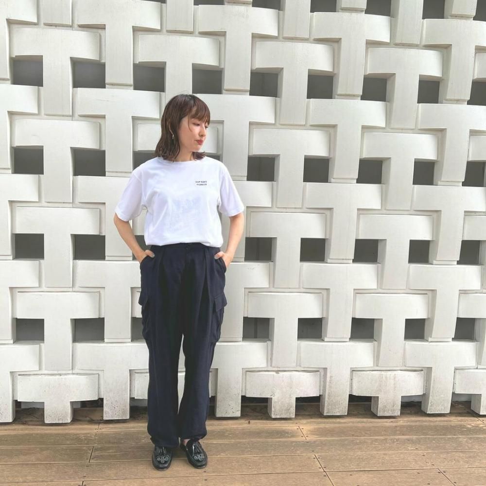 まちかど画廊 大関 ワンカップ Tシャツ WHITE