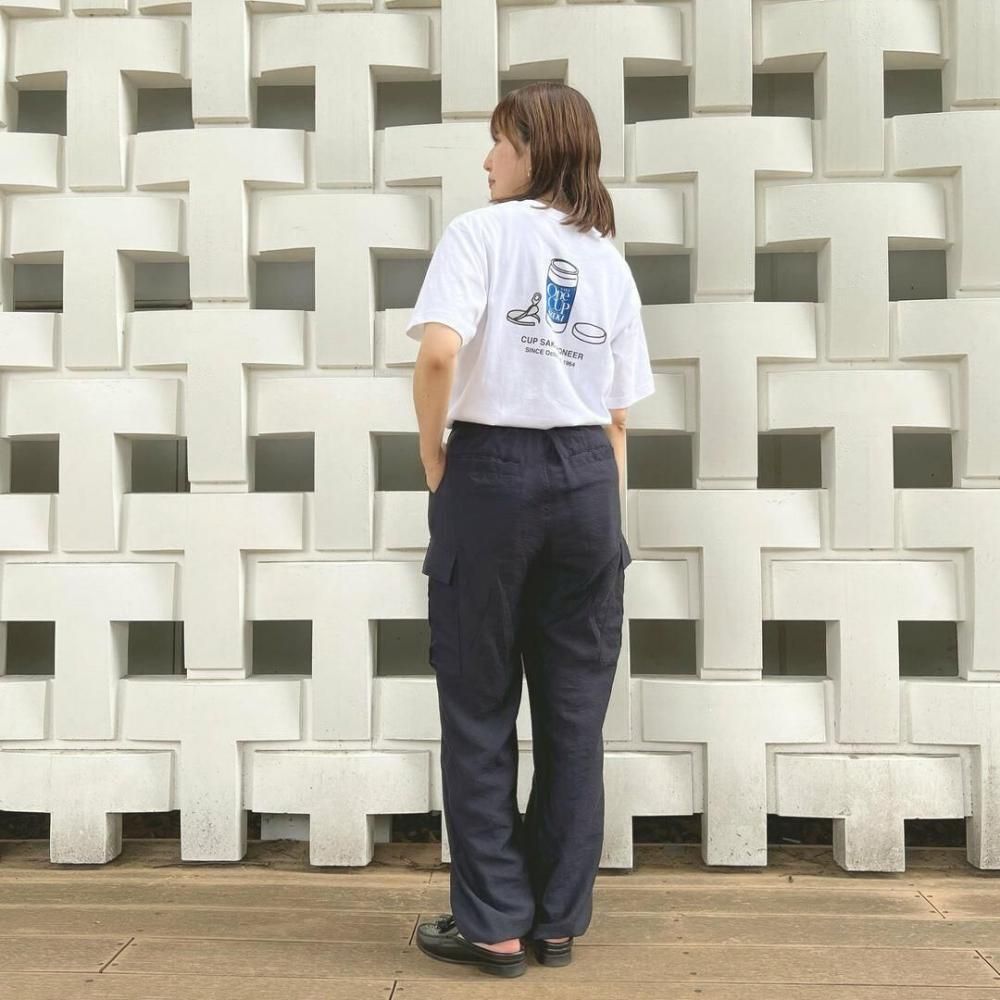 まちかど画廊 大関 ワンカップ Tシャツ WHITE